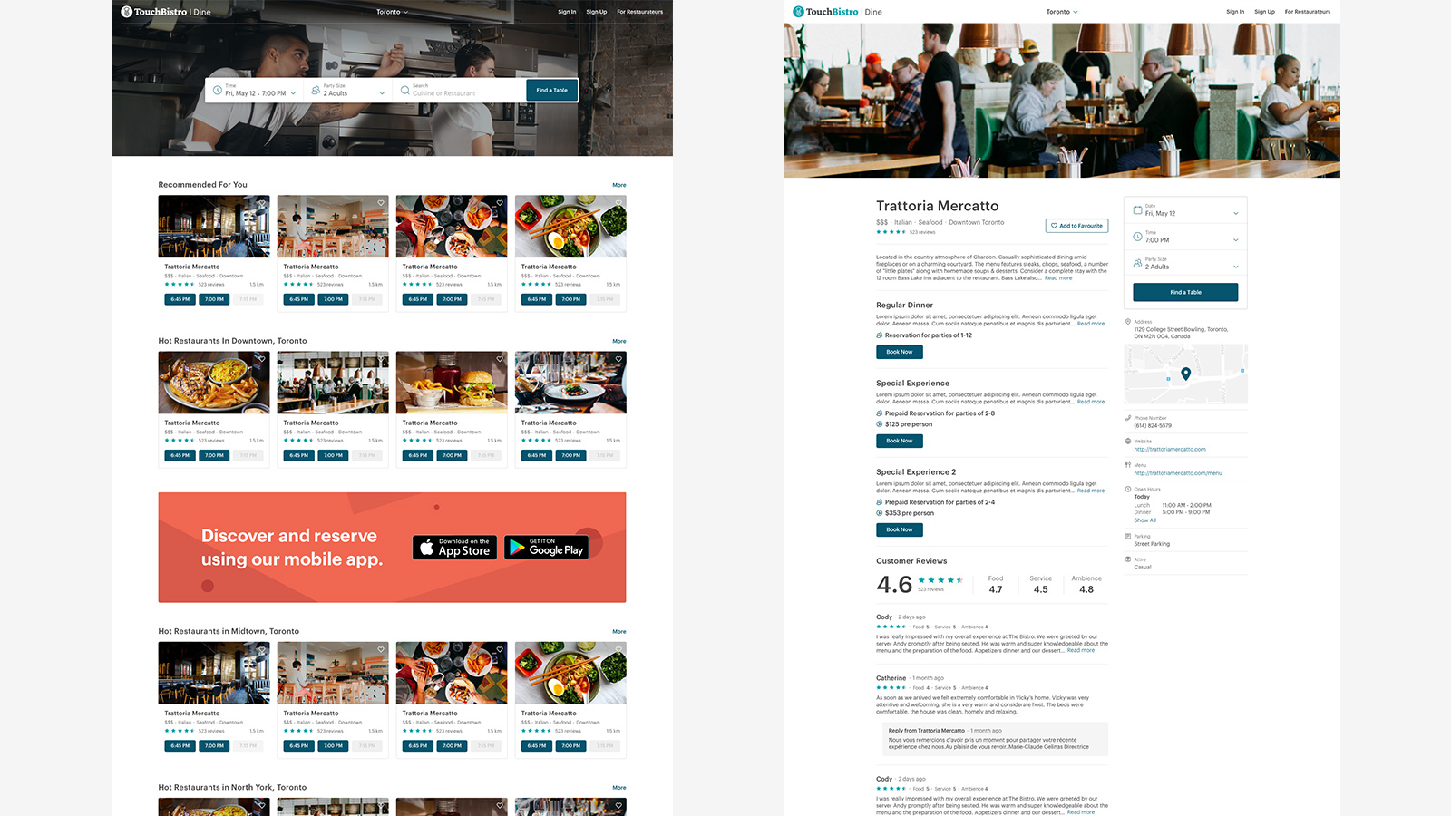 TouchBistro Dine